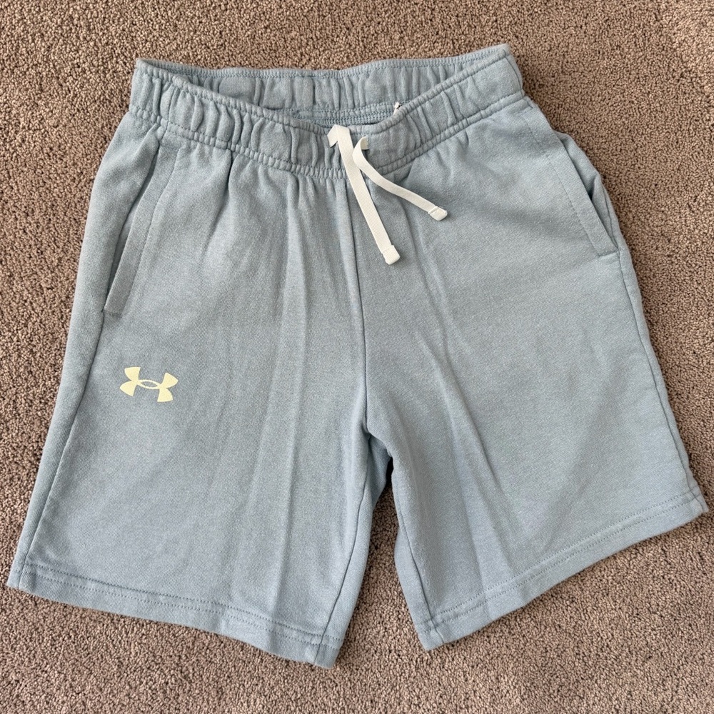 Under Armour Boy’s Light Blue/Grey Active Shorts